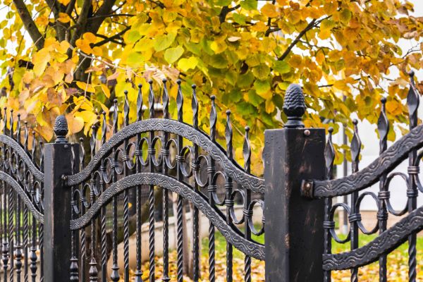 Wrought Iron Fence Washing in Slidell