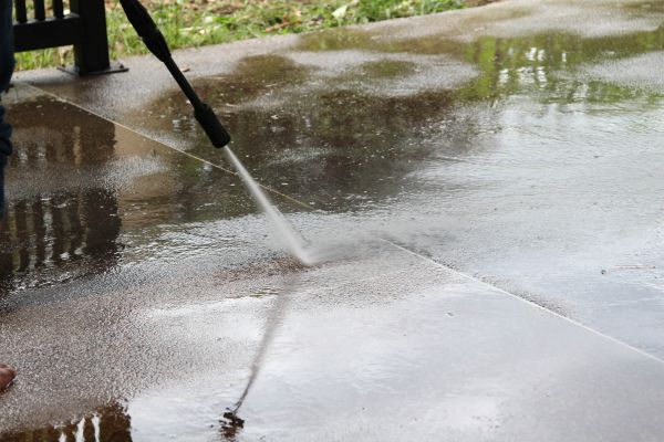 Concrete Deck Cleaning in Slidell