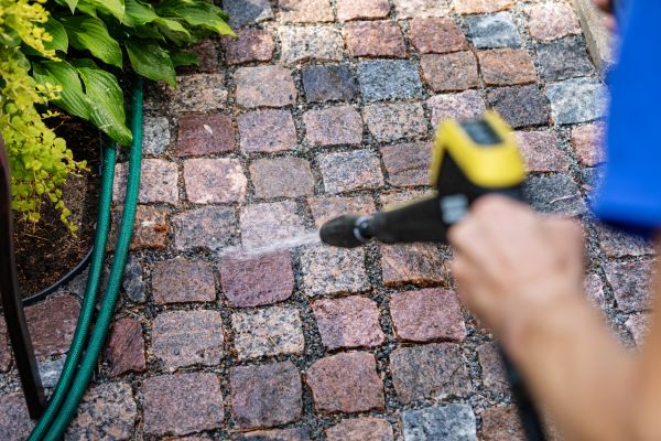 Paver Sidewalk Cleaning in Slidell